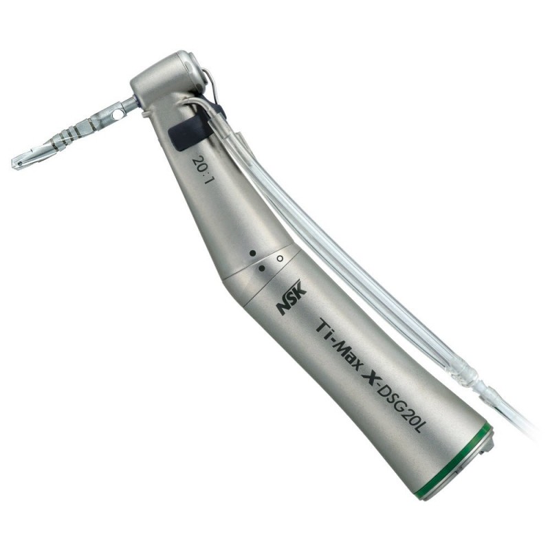 NSK Ti-Max X-DSG20L, 20:1 Reduction Optic Implant/Surgical Contra-Angle Handpiece