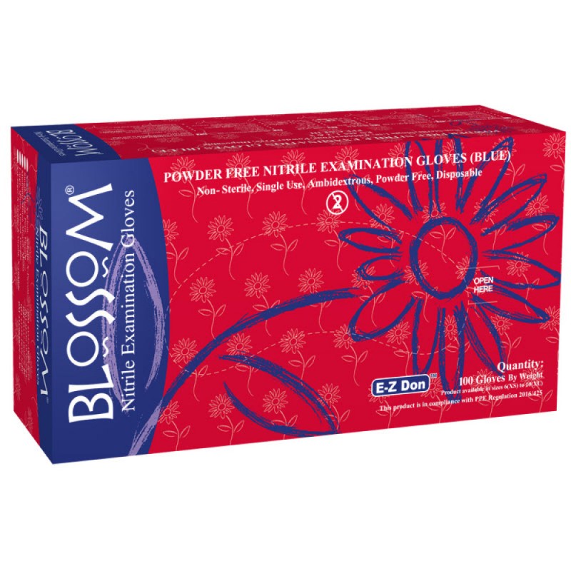 EZ Done Nitrile Gloves X-Small, PK/100