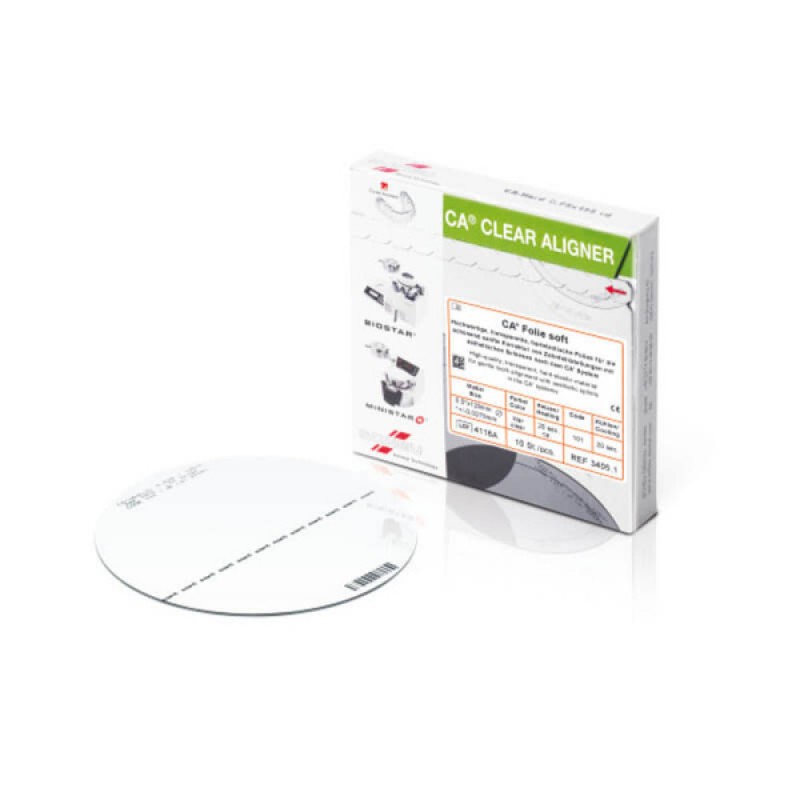 CA Foil Splints, Transparent Aligners 0.5mm (Soft) PK/100